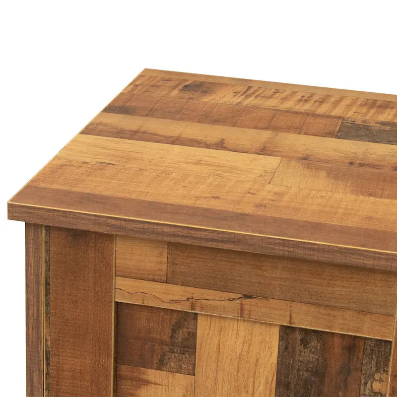 Madia moderna in legno, credenza con 3 ante e 2 cassetti