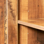 Madia moderna in legno, credenza con 3 ante e 2 cassetti