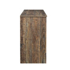 Madia moderna in legno, credenza con 3 ante e 2 cassetti