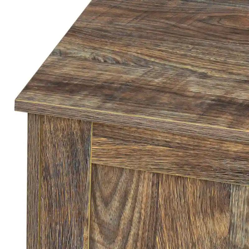Madia moderna in legno, credenza con 3 ante e 2 cassetti