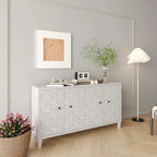 Mobile dispensa con 4 ante in legno Mobiletto credenza buffet